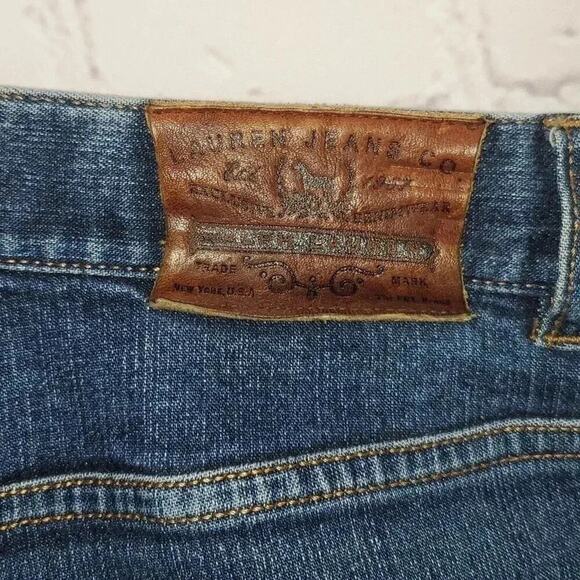Lauren Jeans Co. Blue Jeans Size 10 - Picture 8 of 11